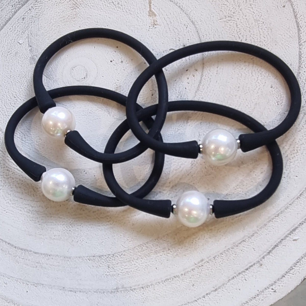 Samantha Silicone 16mm Pearl Bracelet