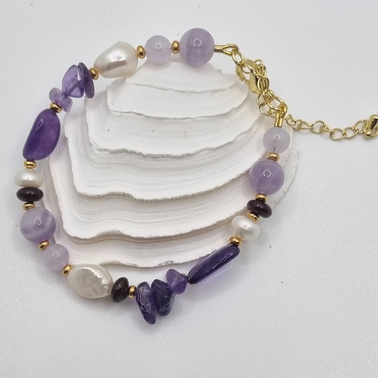Garnet and amethyst necklace shop