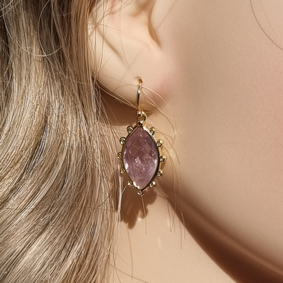 Serenity Amethyst Earrings