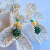 Eloise Green Onyx Earrings