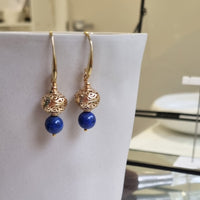 Lapis Lazuli Lantern Earrings