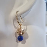 Lapis Lazuli Lantern Earrings