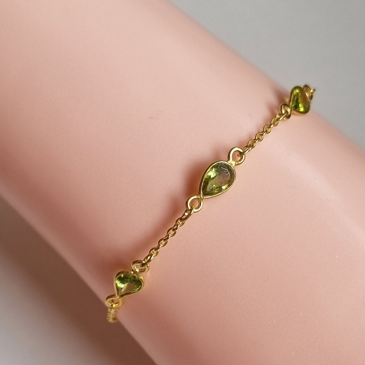 Amiri Peridot Sterling Silver Bracelet