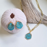 Aurora Turquoise pendant Earrings