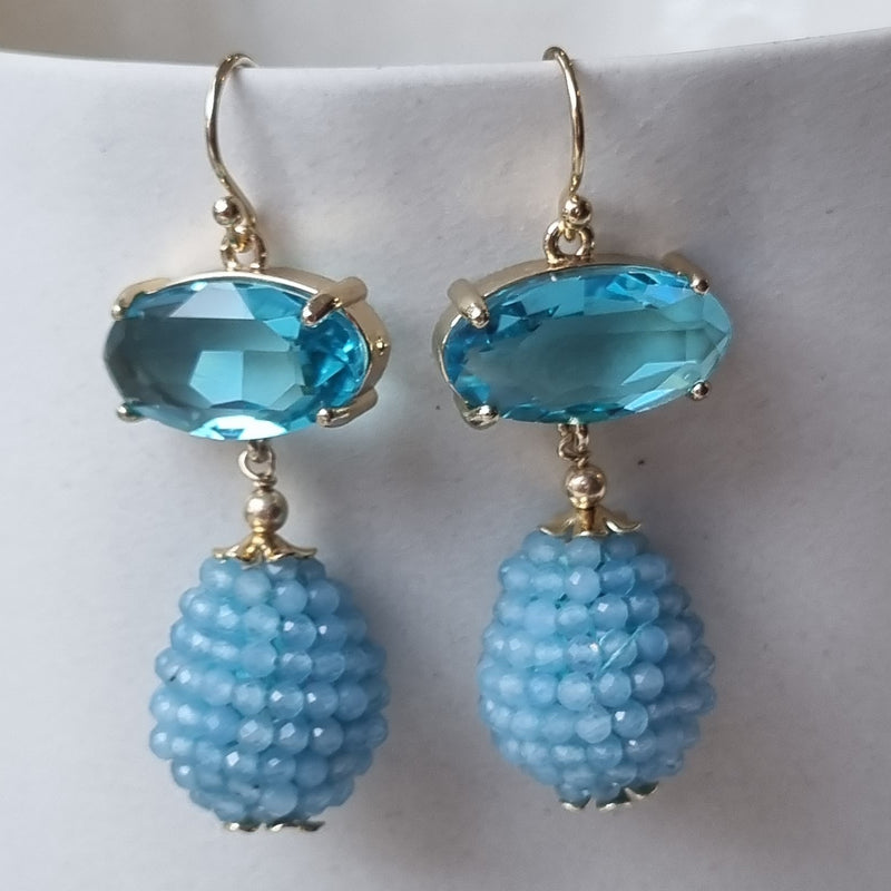 Kyle Aquamarine Earrings