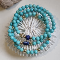 Nina Turquoise & Lapis Lazuli Bracelets