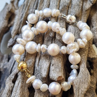 Savage Wild Pearl Bracelet Sterling Silver