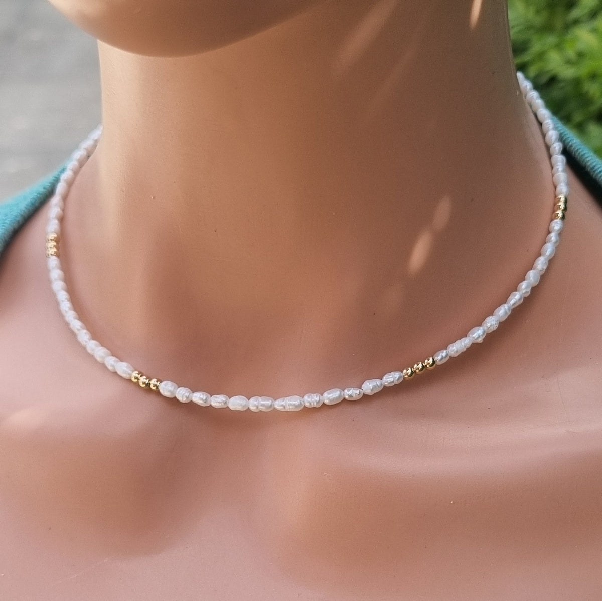 Small Rice Freshwater Pearl Necklace