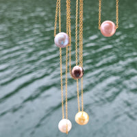 classic single pearl necklace