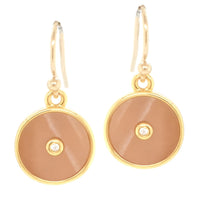 Celestial Sunstone Earrings