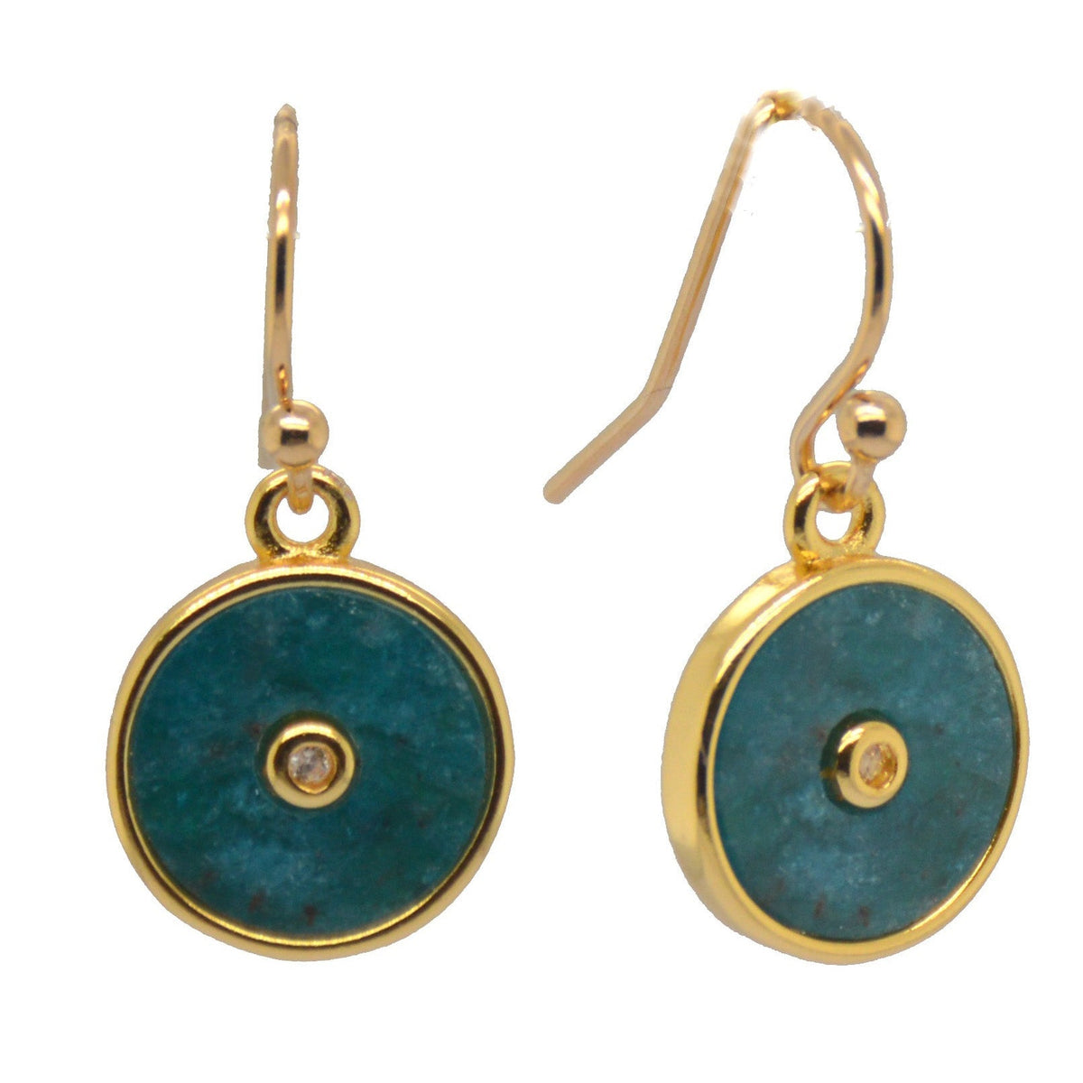 Celestial  Gemstone Drop Earrings