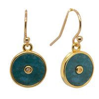 Celestial  Gemstone Drop Earrings