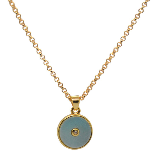 Celestial Amazonite Chain Necklace