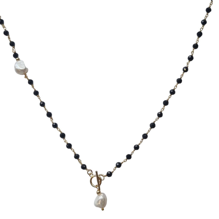 Duco Spinel & Freshwater Pearl Necklace