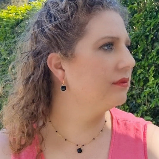 Callala Gemstone Beaded chain pendant Necklace