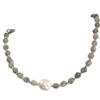 Star Keshi Pearl Amethyst Necklace