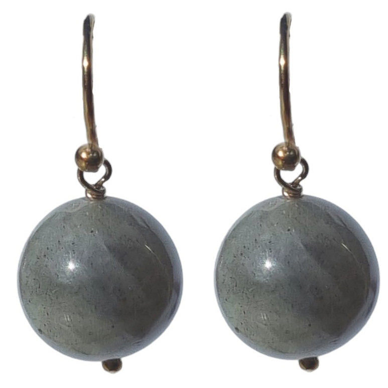 Venus Labradorite Earrings Sterling Silver or 14k Gold Filled