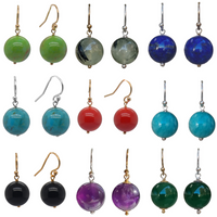 Venus Gemstone Earrings Sterling Silver or 14k Gold Filled 15 Gemstones