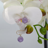 Venus Lavender Amethyst Earrings Sterling Silver or 14k Gold Filled