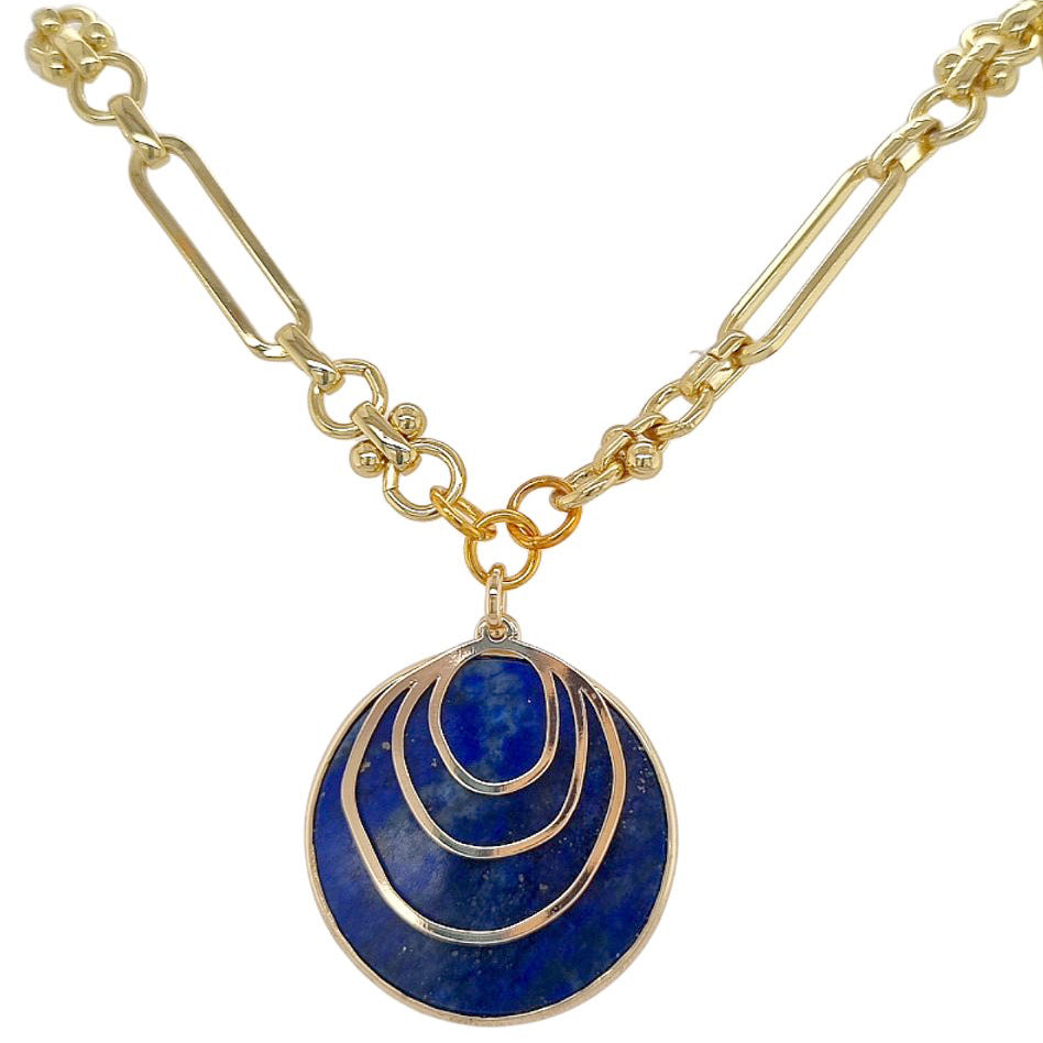 Aurora Banded Agate pendant Necklace