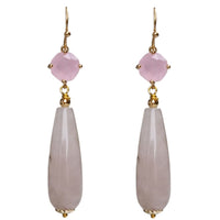 Jessi Rose Quartz Earrings