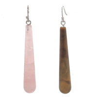 Martinique Gemstone long drop Earrings