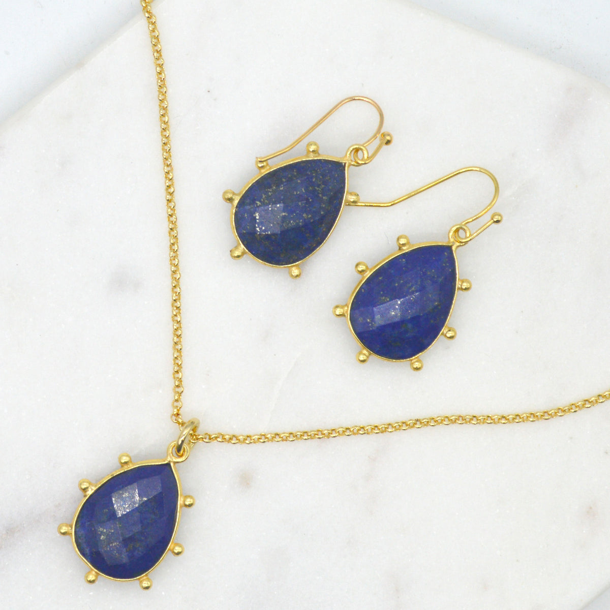 Aurulia Gemstone drop Earrings