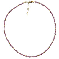 Brittany Pink Tourmaline Necklace 14k Gold filled