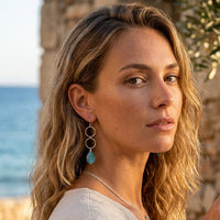 Azelle Chalcedony Earrings