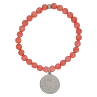 Amara Stretchy Gemstone Coin Bracelets