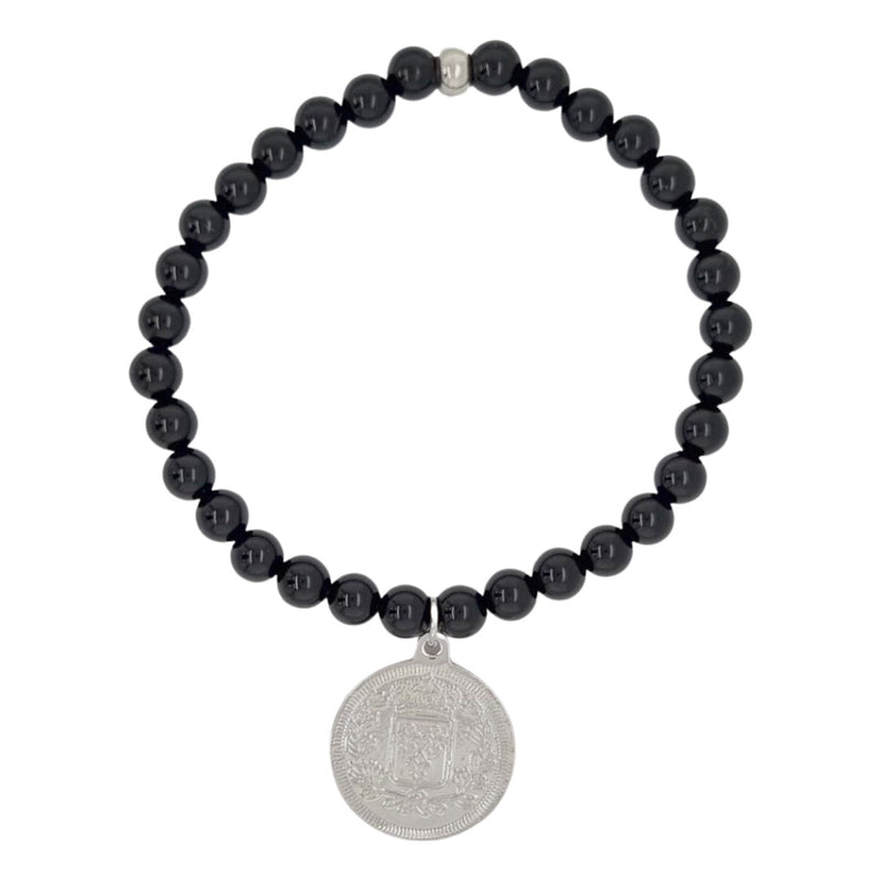 Amara Stretchy Gemstone Coin Bracelets