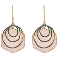 Aurora Rose Quartz pendant Earrings