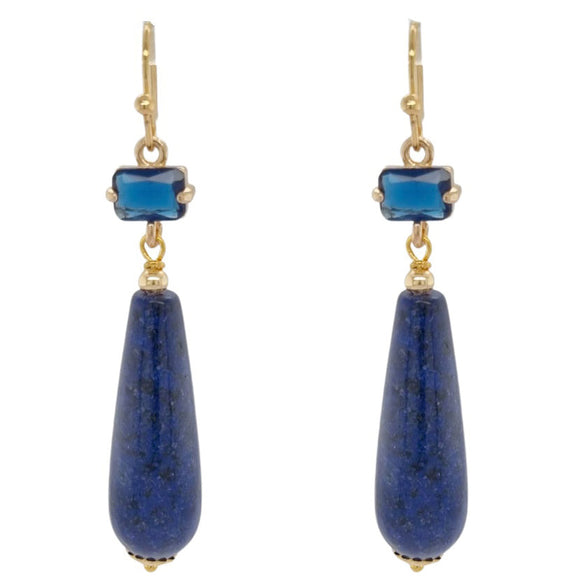 Lapis lazuli on sale drop earrings