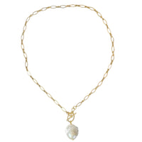 Lotus Large Baroque Freshwater Pearl Necklace