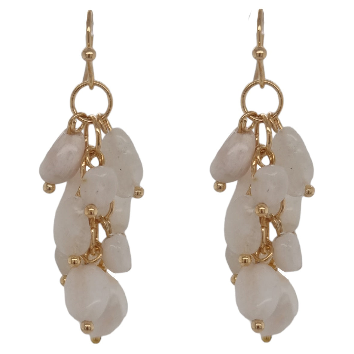 Alighieri Freshwater Pearl Gemstone Earrings - Moonstone