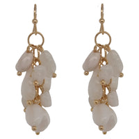 Alighieri Freshwater Pearl Gemstone Earrings - Moonstone