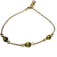 Amiri Peridot Sterling Silver Bracelet