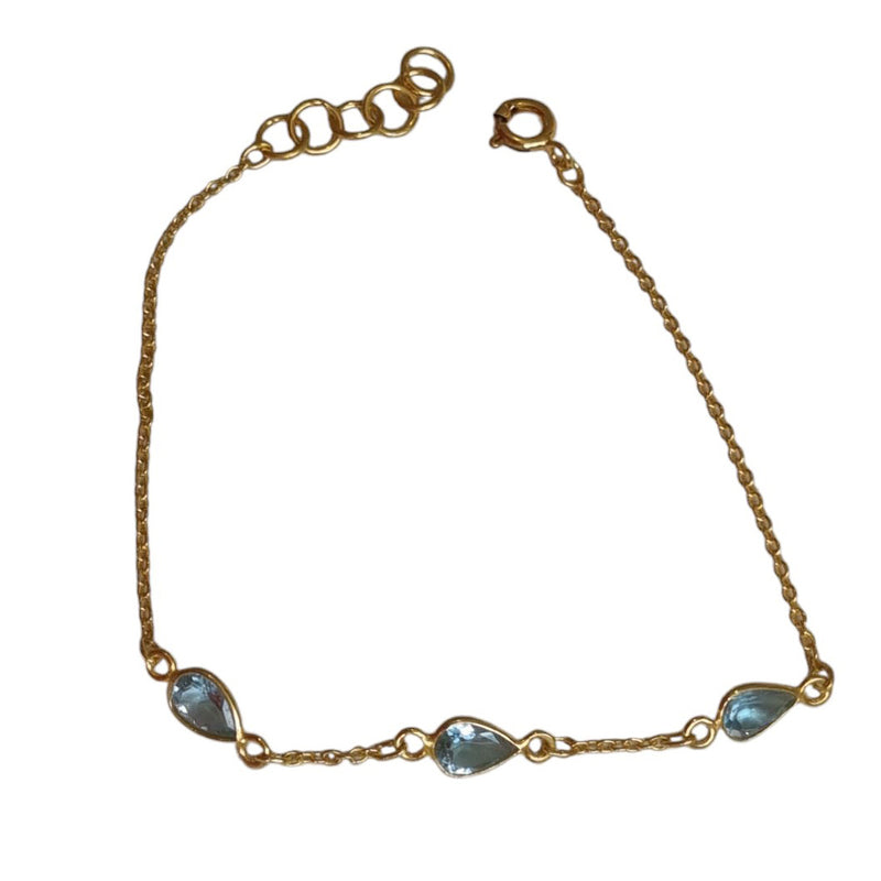 Amiri Blue Topaz Sterling Silver Bracelet