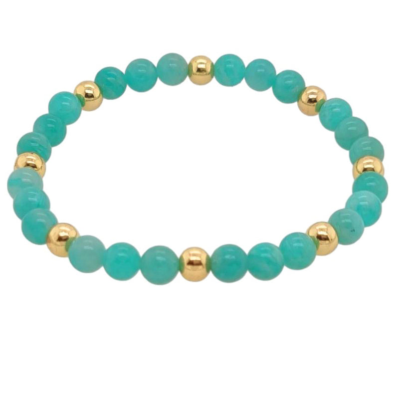 Nina Amazonite & Amethyst Bracelets