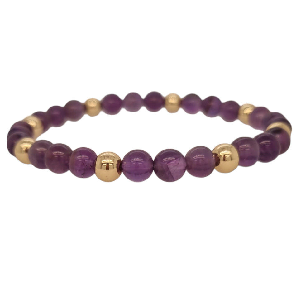 Nina Amethyst and Citrine Bracelets