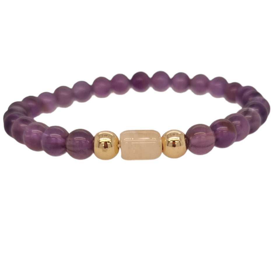 Nina Amethyst and Citrine Bracelets