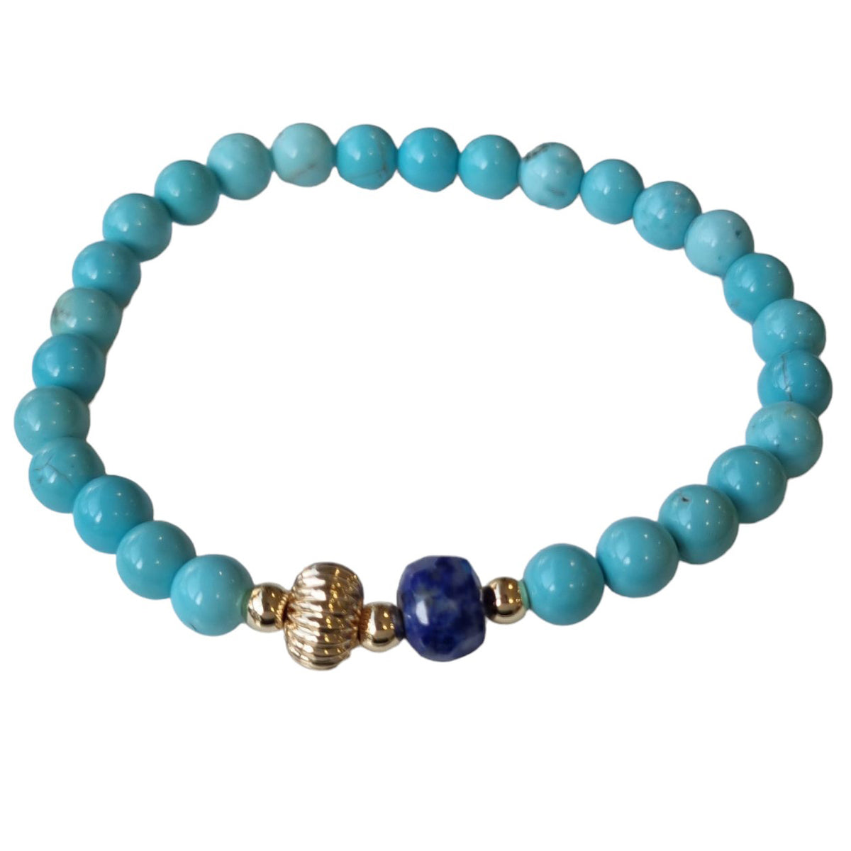 Nina Turquoise & Lapis Lazuli Bracelets