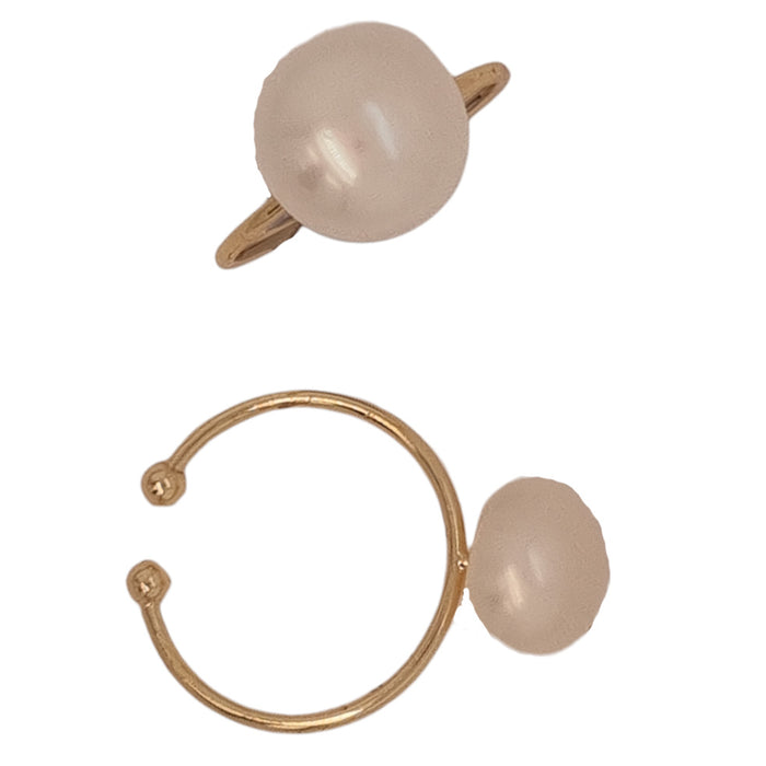 Corali Freshwater Pearl adjustable Finger ring