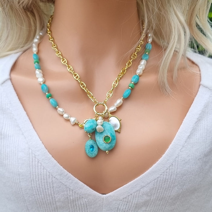 Alora Necklace Connector Chains for charms and pendants