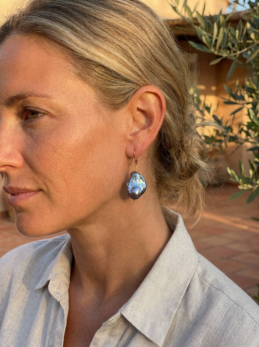 Astra Baroque Pearl Earrings