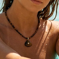Aurevella Tiger Eye Necklace with Tiger Eye Pendant