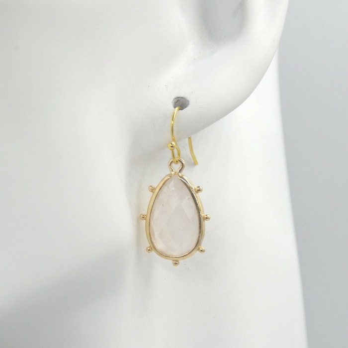 Aurulia Gemstone drop Earrings Moonstone