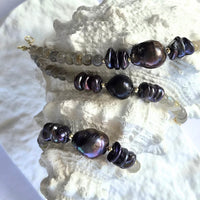 Averelle Grey Pearl with Labradorite Bracelet