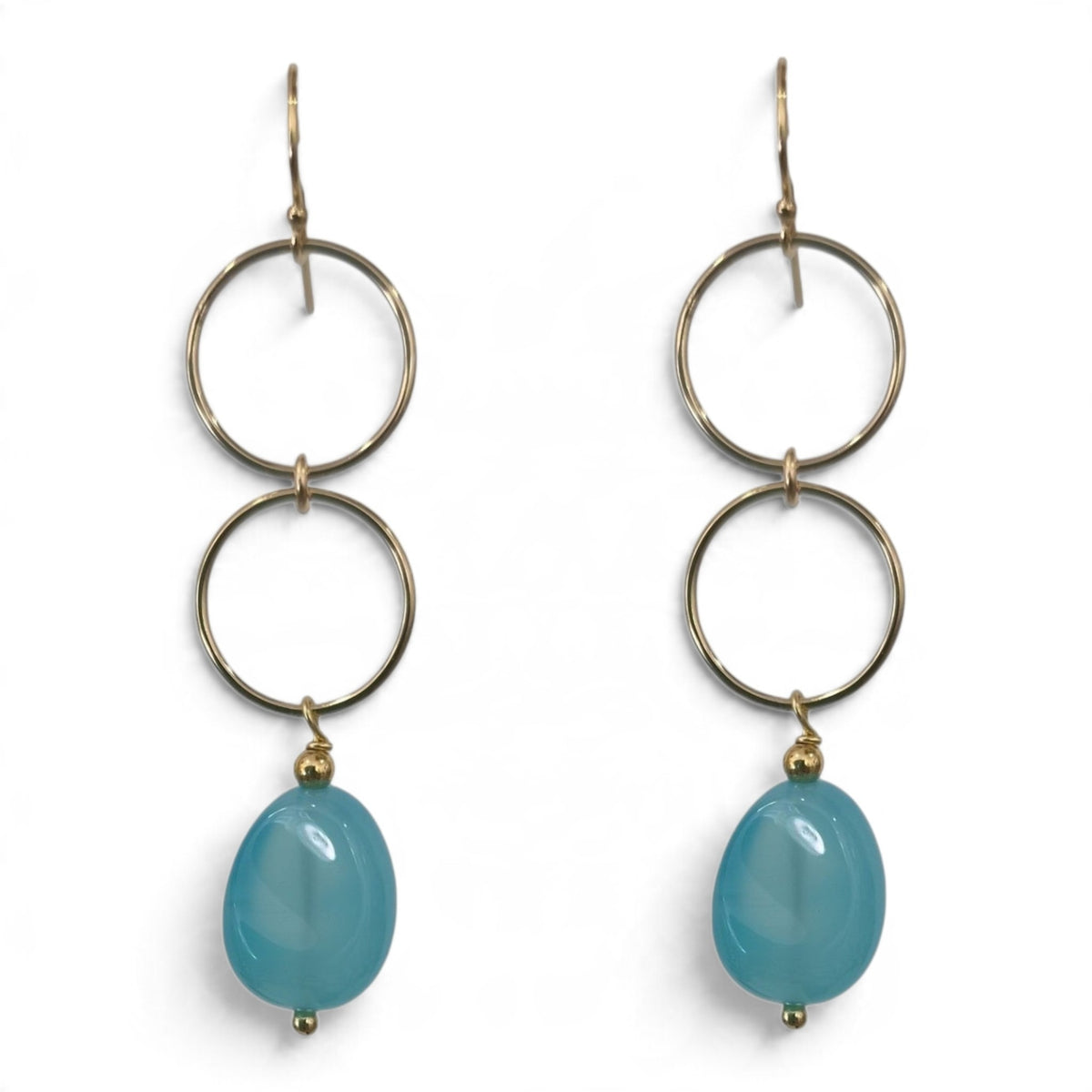 Azelle Chalcedony Earrings