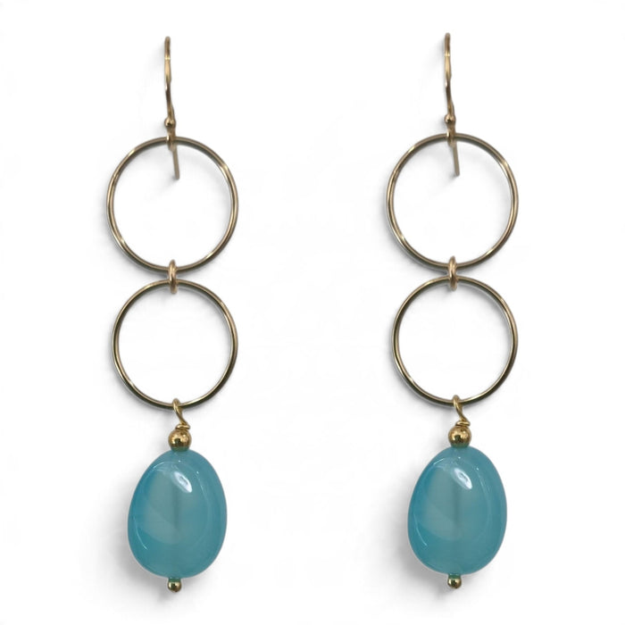 Azelle Chalcedony Earrings